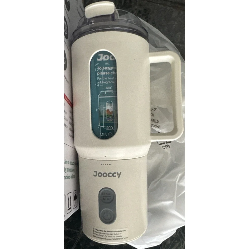 Jooccy Pro-Series Portable Handheld Blender J01-TS6R-W 120W 11oz USB-C